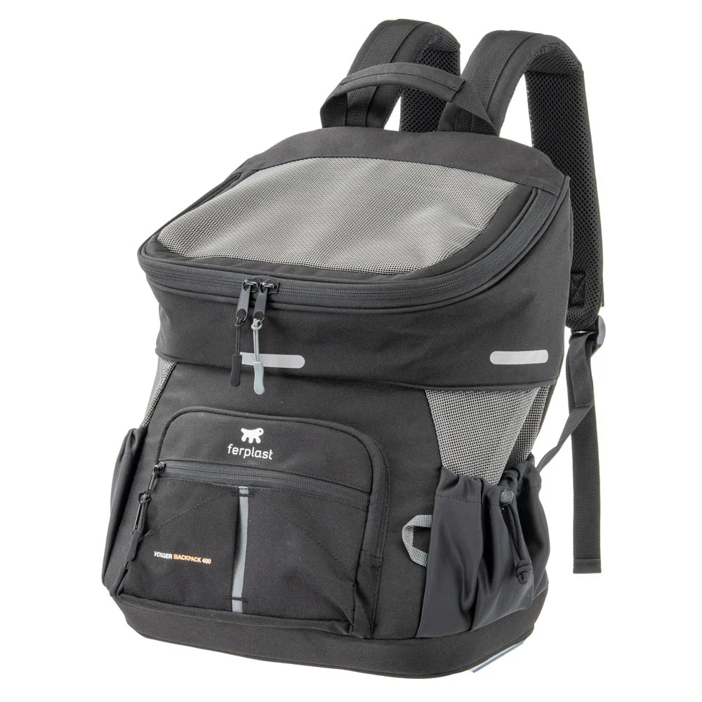 Ferplast Voyager Carrier Pro 400 - Draagtas - Zwart - 41x23 cm