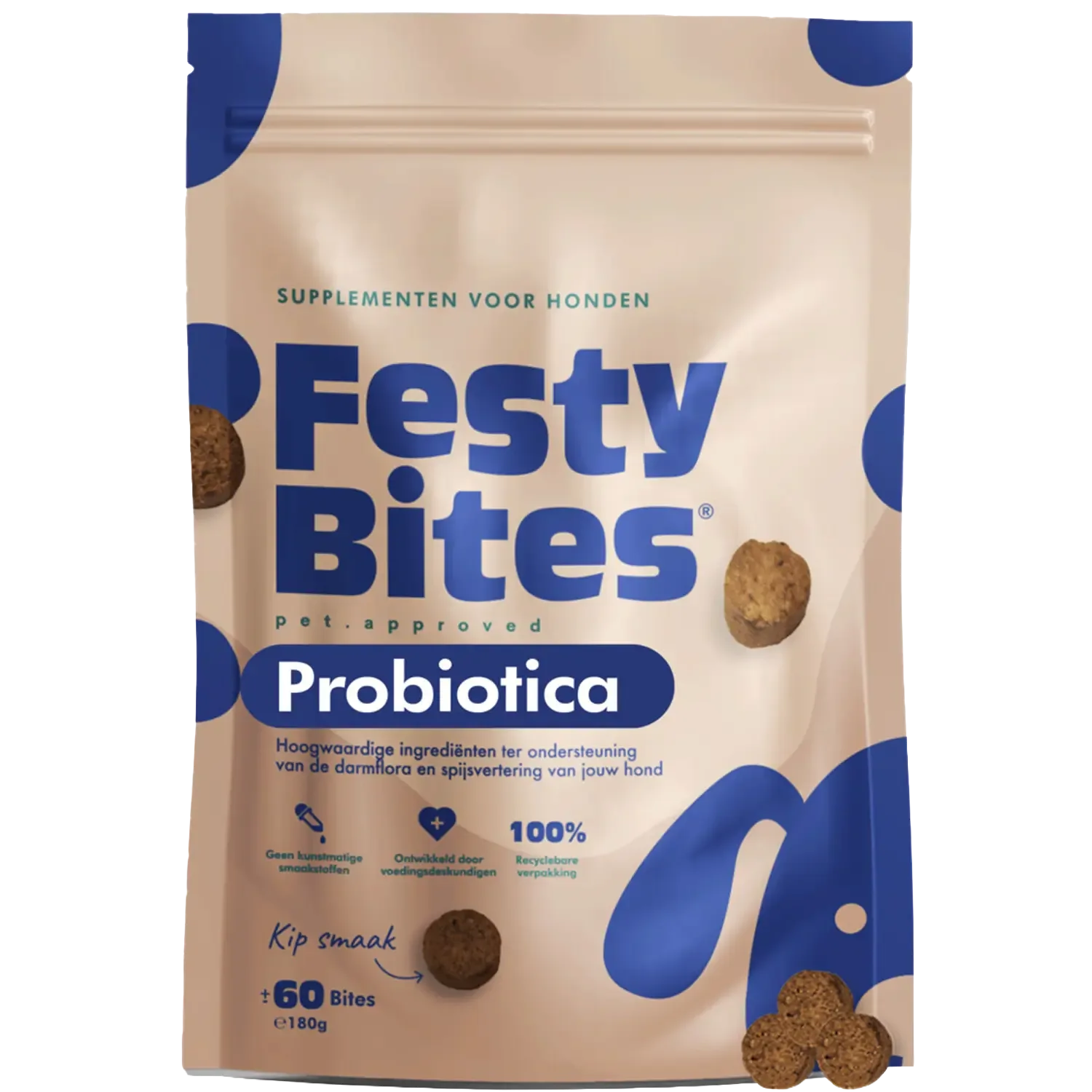 Festy Bites Probiotica Kip 180 g