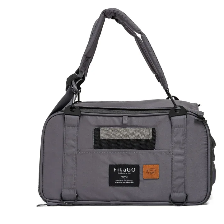 Fikago Truffle Carry on Carrier Grijs