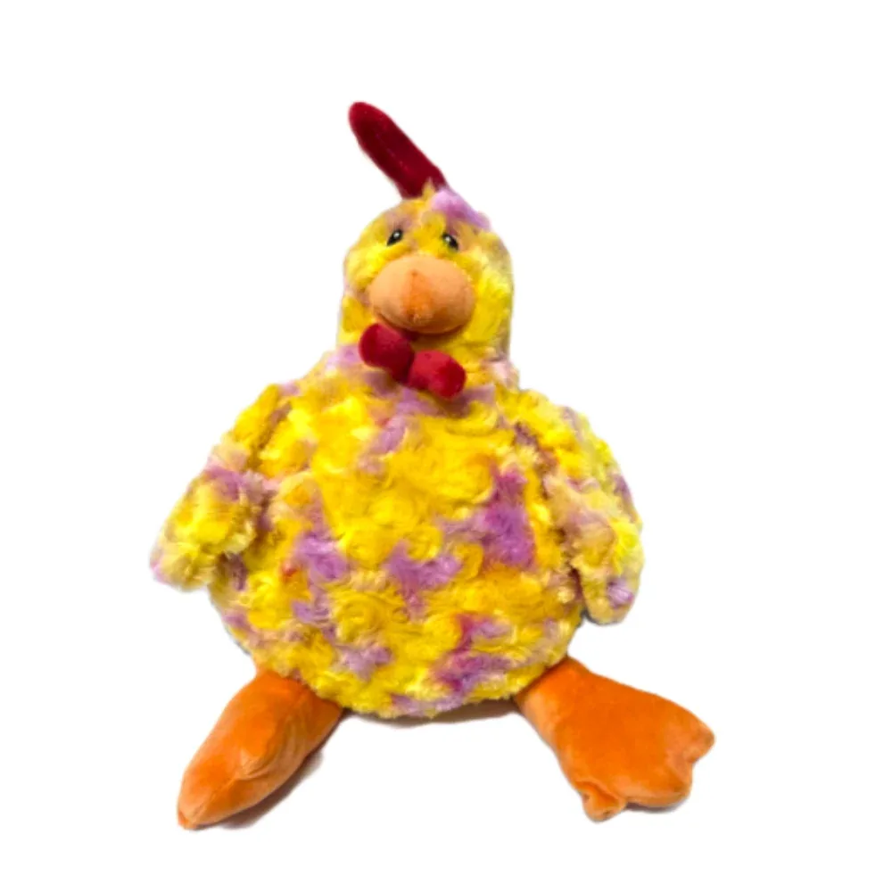 Flamingo - Pluche Kip - Hondenspeeltje - Superzacht - Kleurrijk - Large