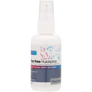 Flea Free Huidspray - Anti Vlooien en teken - Hond en Kat - 100 Milliliter