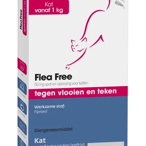 Flea Free Spot-On - Tegen vlooien en teken - 6 Stuks