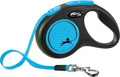 Flexi Rollijn New Classic Neon Tape 5 Mtr Tot - 15 kg