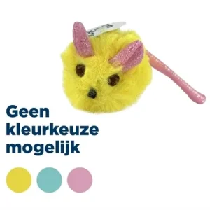 Fofos Pluche Muis met Glitterstaart 14,5x6x6 cm