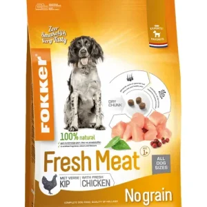 Fokker Adult Fresh Meat Kip (Voeding voor actieve honden)