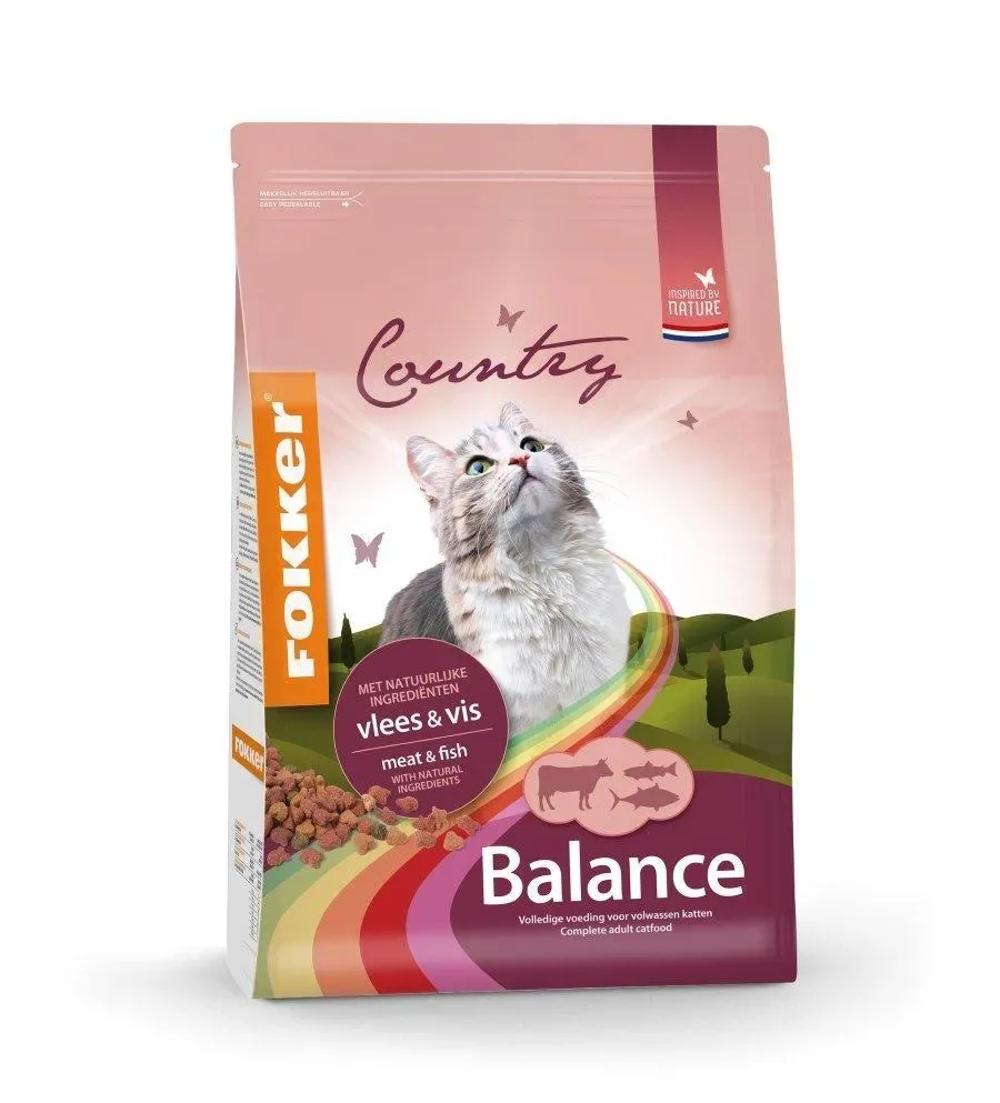 Fokker Cat Country Balance Vlees & Vis (10 kg)