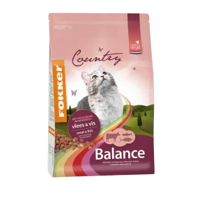 Fokker Country Balance Cat Vlees en Vis 2.5 kg
