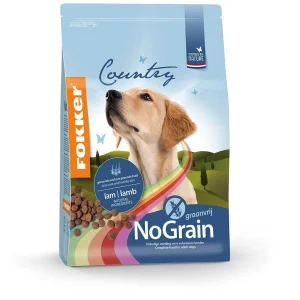 Fokker Country No Grain met lam hondenvoer