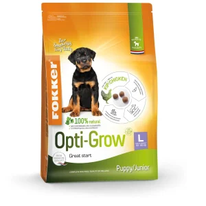 Fokker Opti-Grow L - Hondenvoer - 13 Kilogram - kip, rijst