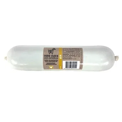 Freds Gestoomd Vers Vlees Worst Kip Tarwe en Glutenvrij - 900 gr