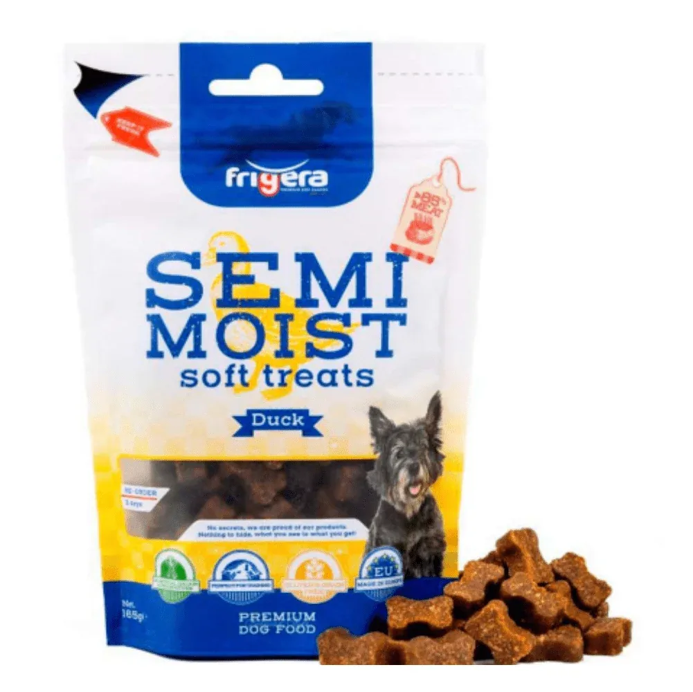 Frigera - Zachte Hondensnacks - Eend - Heerlijke snack - 165g