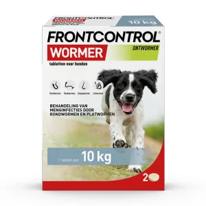 Frontcontrol Wormer Hond - Ontwormingsmiddel - 2 Stuks - L