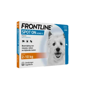 Frontline Spot-On Hond S 2–10 kg 3 pipetten
