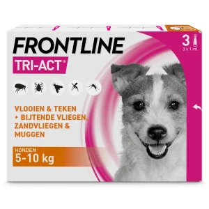 Frontline Tri-Act M - Teken en vlooienpipet - 3 pipetten - 3 Stuks - M