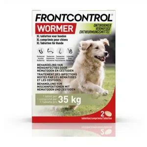 Frontline Wormer Ontworming Hond 2 tab XL