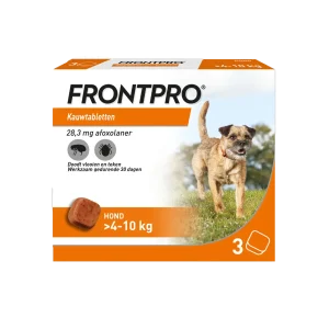 FrontPro Hond M 4–10 kg Kauwtabletten