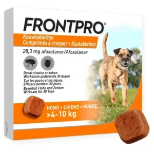 Frontpro Kauwtablet Hond M Vlooien/Tekenpil
