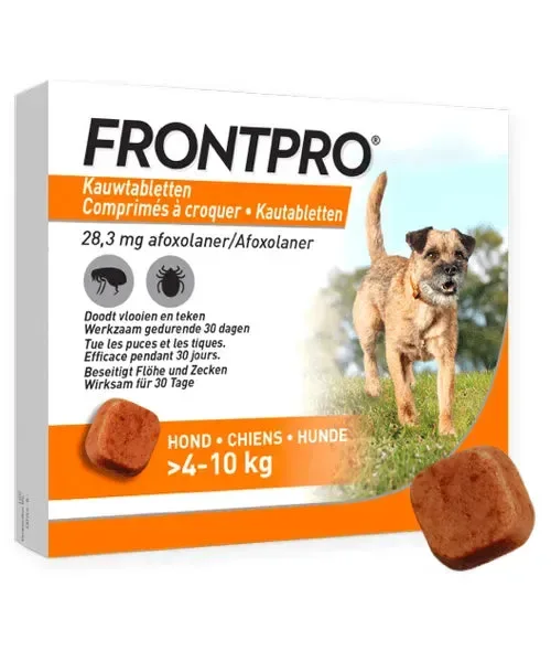 Frontpro Kauwtablet Hond M Vlooien/Tekenpil