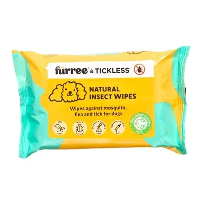 Furree Natural Insect Wipes