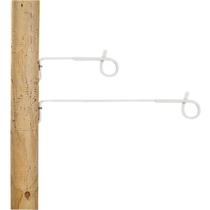 Gallagher Afstandsisolator krulstaart - 48 cm - 10 Stuks - Wit - 15 cm