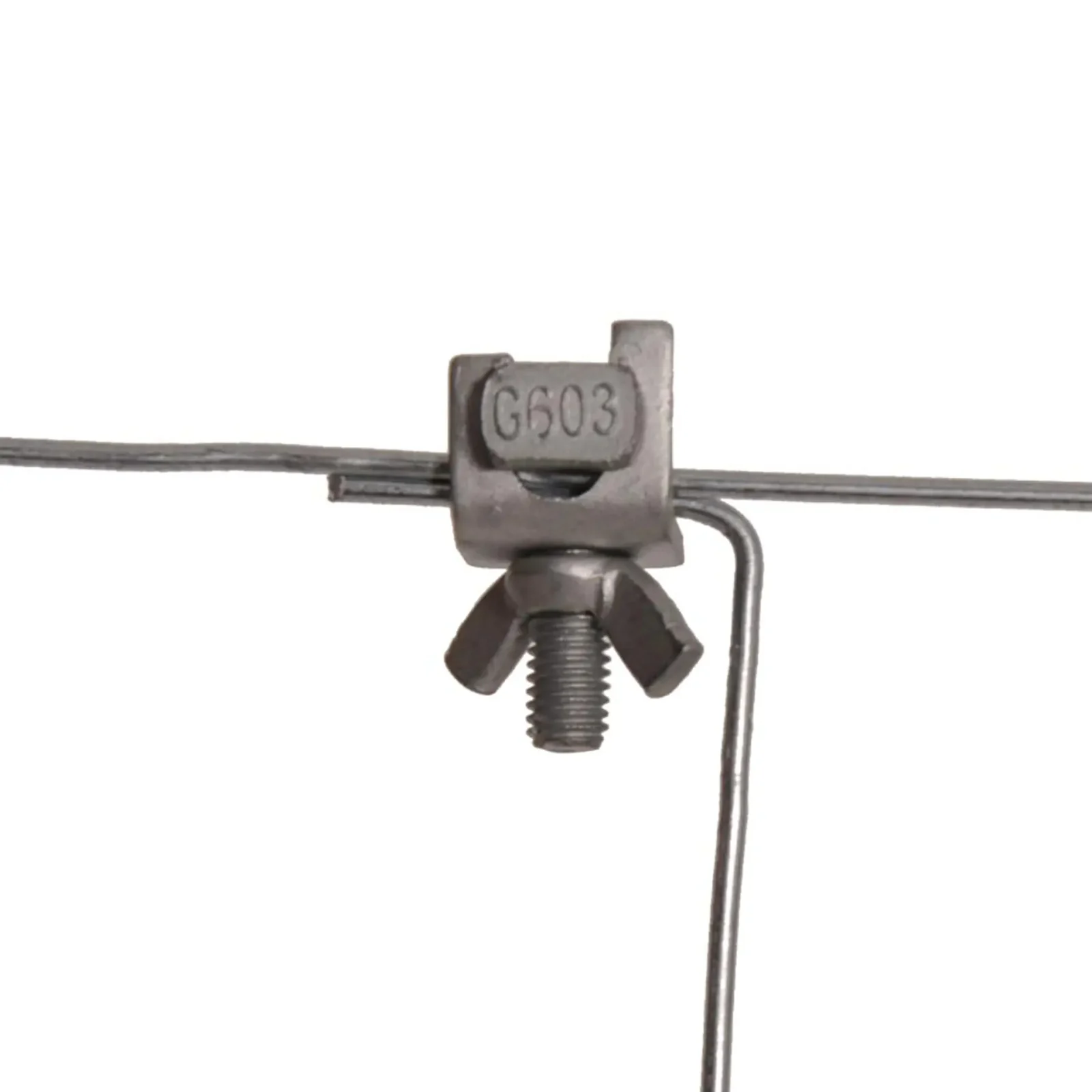 Gallagher - Draadklem gebogen - 11 cm - 10 Stuks - Grijs - 8.5 cm