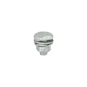 Gallagher - Draadklem rond - 11 cm - 10 Stuks - Grijs - 8.5 cm