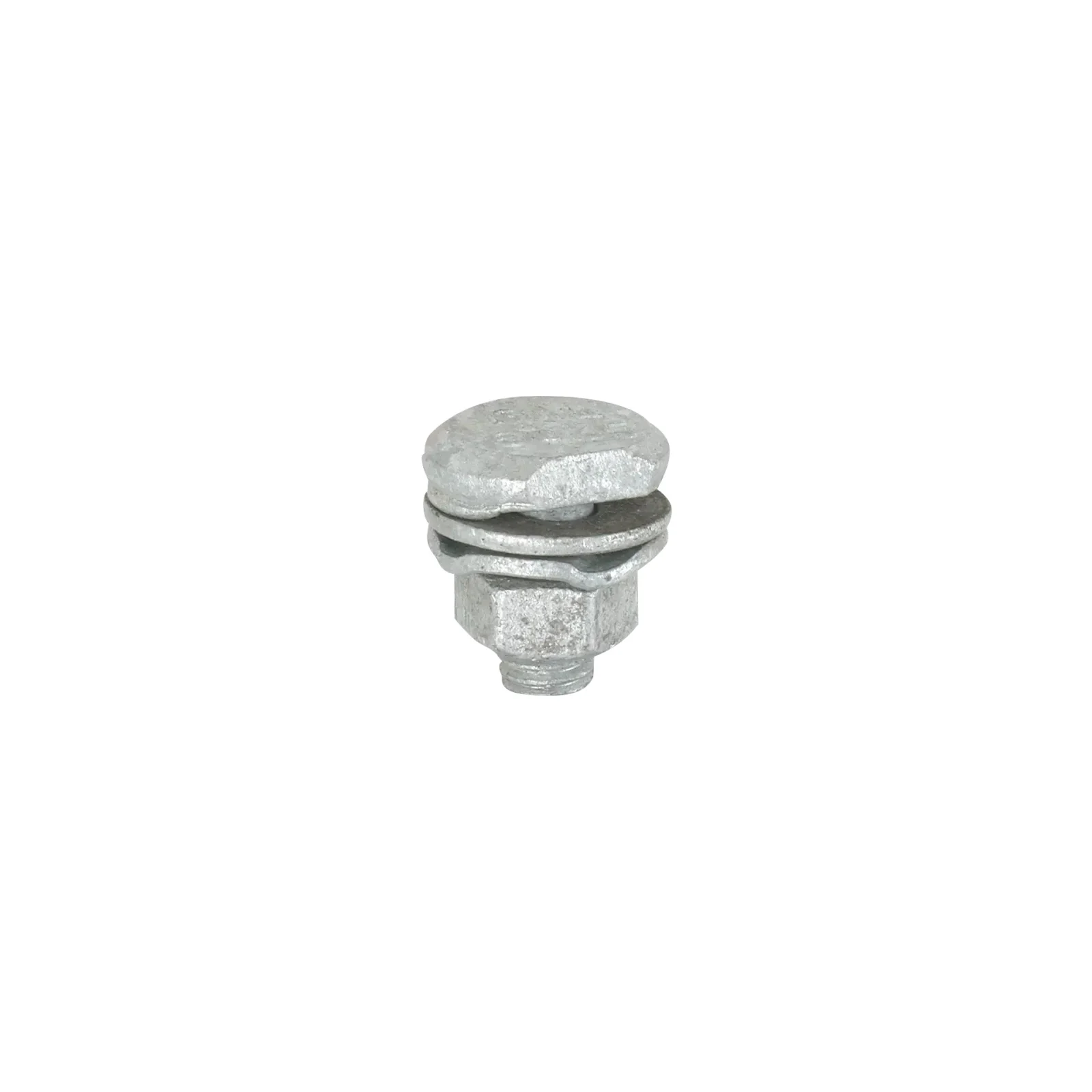 Gallagher - Draadklem rond - 11 cm - 10 Stuks - Grijs - 8.5 cm