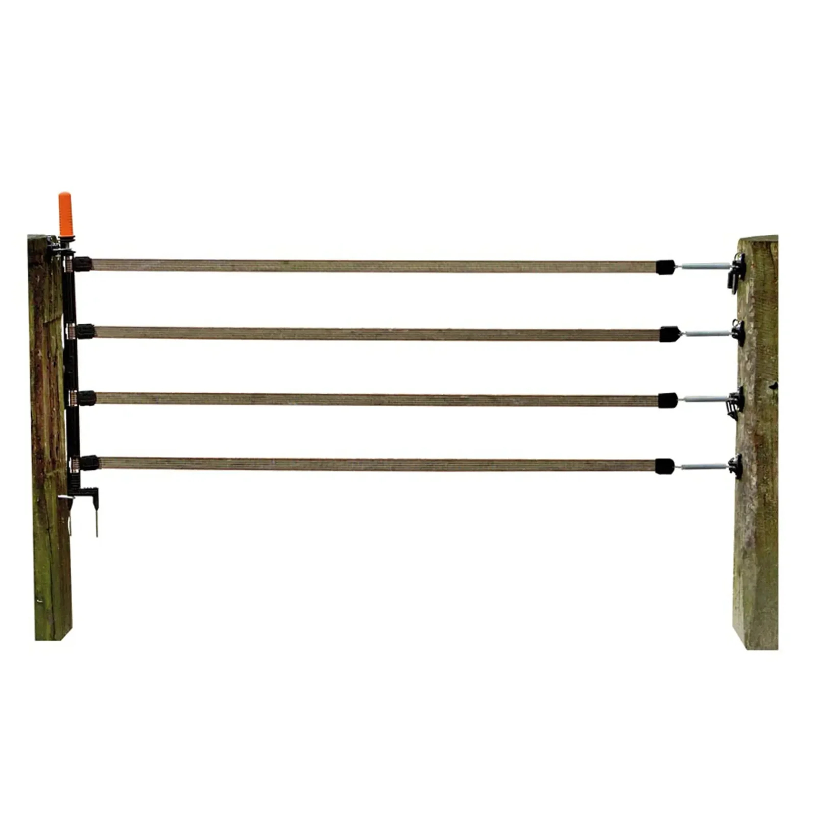 Gallagher - Meerdraadse doorgangset 4x12,5mm lint - 7 cm - 6 Meter - Wit - 120 cm - 600 cm