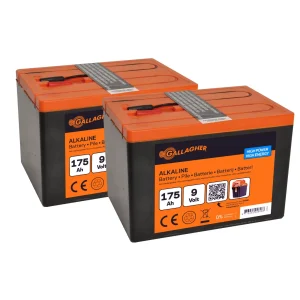 Gallagher Powerpack Duopack - Batterij - 16 cm - 9V - 19 cm - 175 Ah