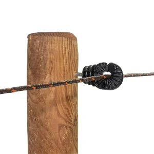 Gallagher Schroefisolator BS Hout Super - 26.5 cm - 250 Stuks - Zwart - 38 cm