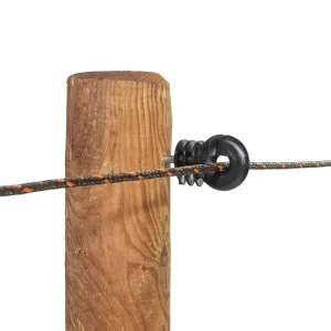 Gallagher - Schroefisolator BS hout klein - 16.5 cm - 125 Stuks - Zwart - 18 cm