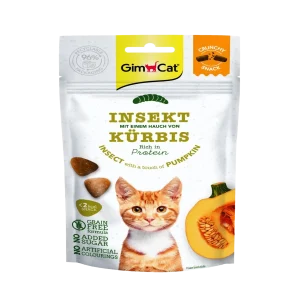 GimCat Crunchy Snack Insect en Pompoen