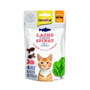 GimCat Crunchy Snack Zalm en Spinazi