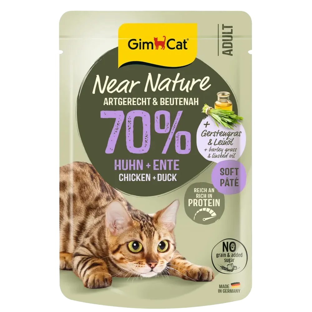 Gimcat Near Nature Kip en Eend 85 gram