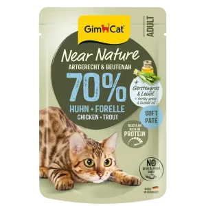 Gimcat Near Nature Kip en Forel 85 gram