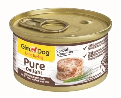 Gimdog Little Darling Pure Delight Kip Rund - 85 gr
