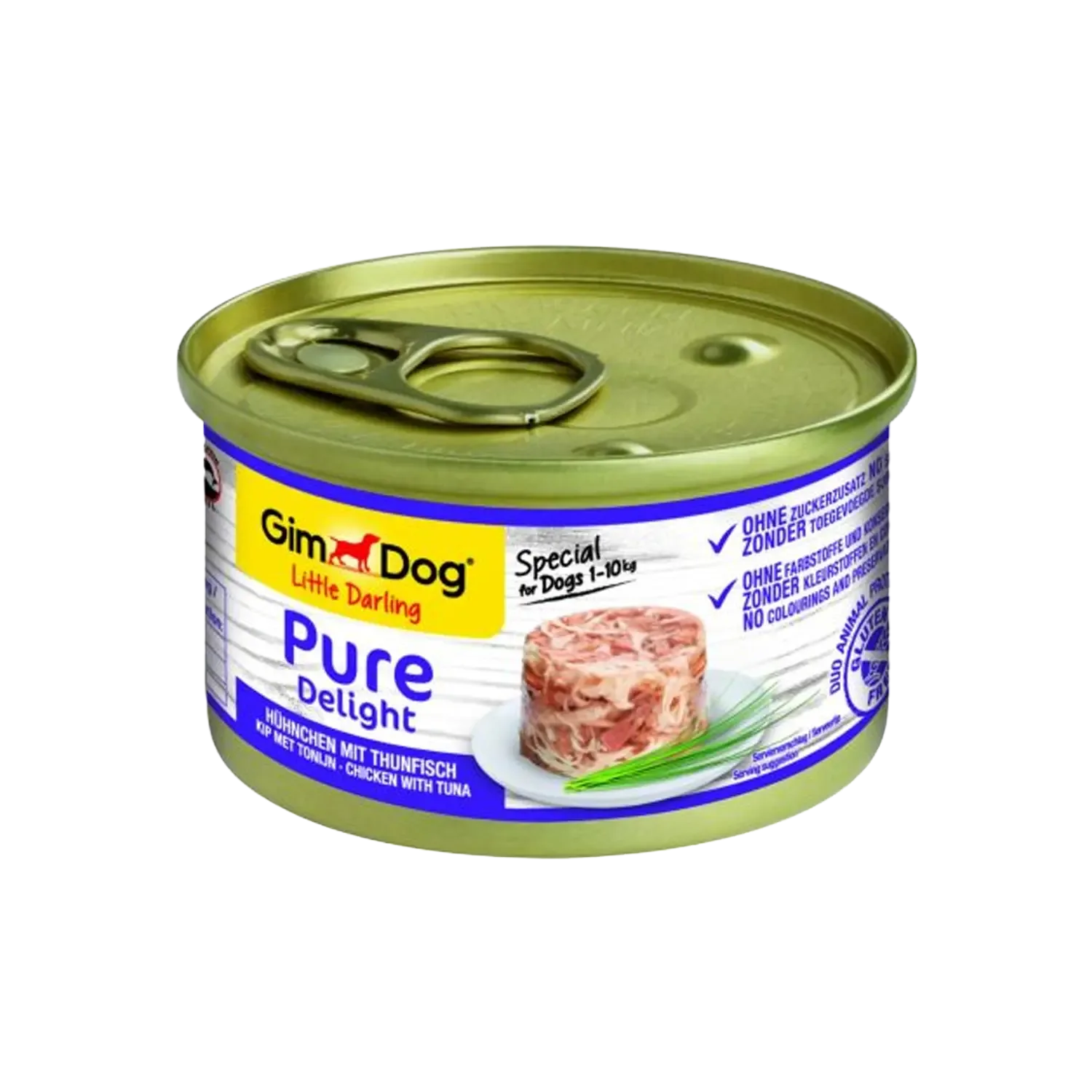 GimDog Pure Delight Kip en Tonijn 85 g