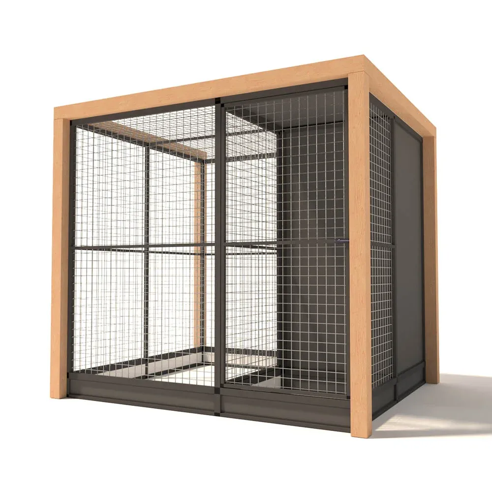 Glorenza Alfred - Kattenren - Antraciet - 202x190x475 cm