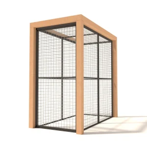 Glorenza Olivia - Kattenren - Antraciet - 187x190x380 cm