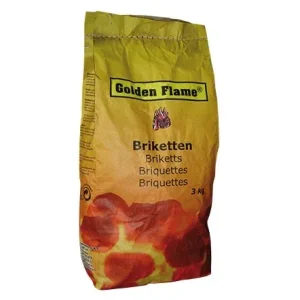 Golden Flame - Briketten - 10 Kilogram