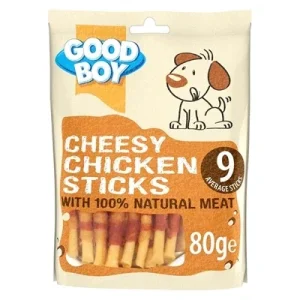 Good Boy Cheesy Chicken Sticks 80 Gr