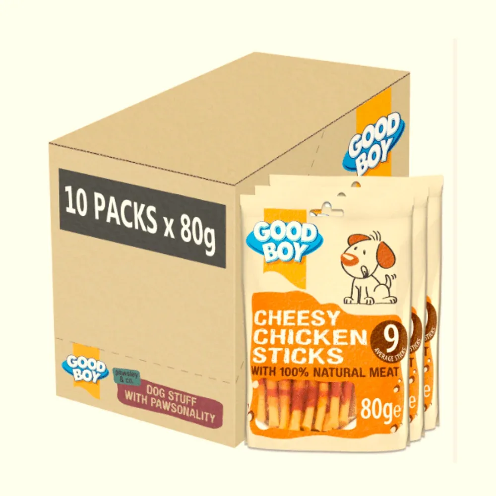 Goodboy - Kipsticks met kaas - Kauwsnack - 1ds à 60 zakjes - 4,8 kg - Image 2