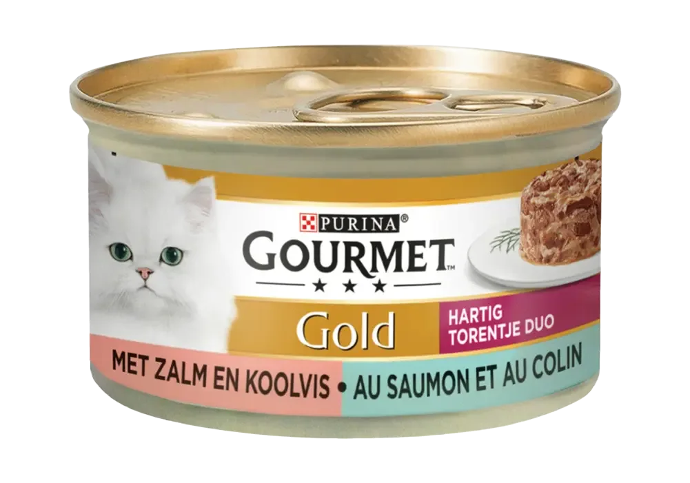 Gourmet Gold Hartig Torrente Duo Zalm Koolvis 85 g
