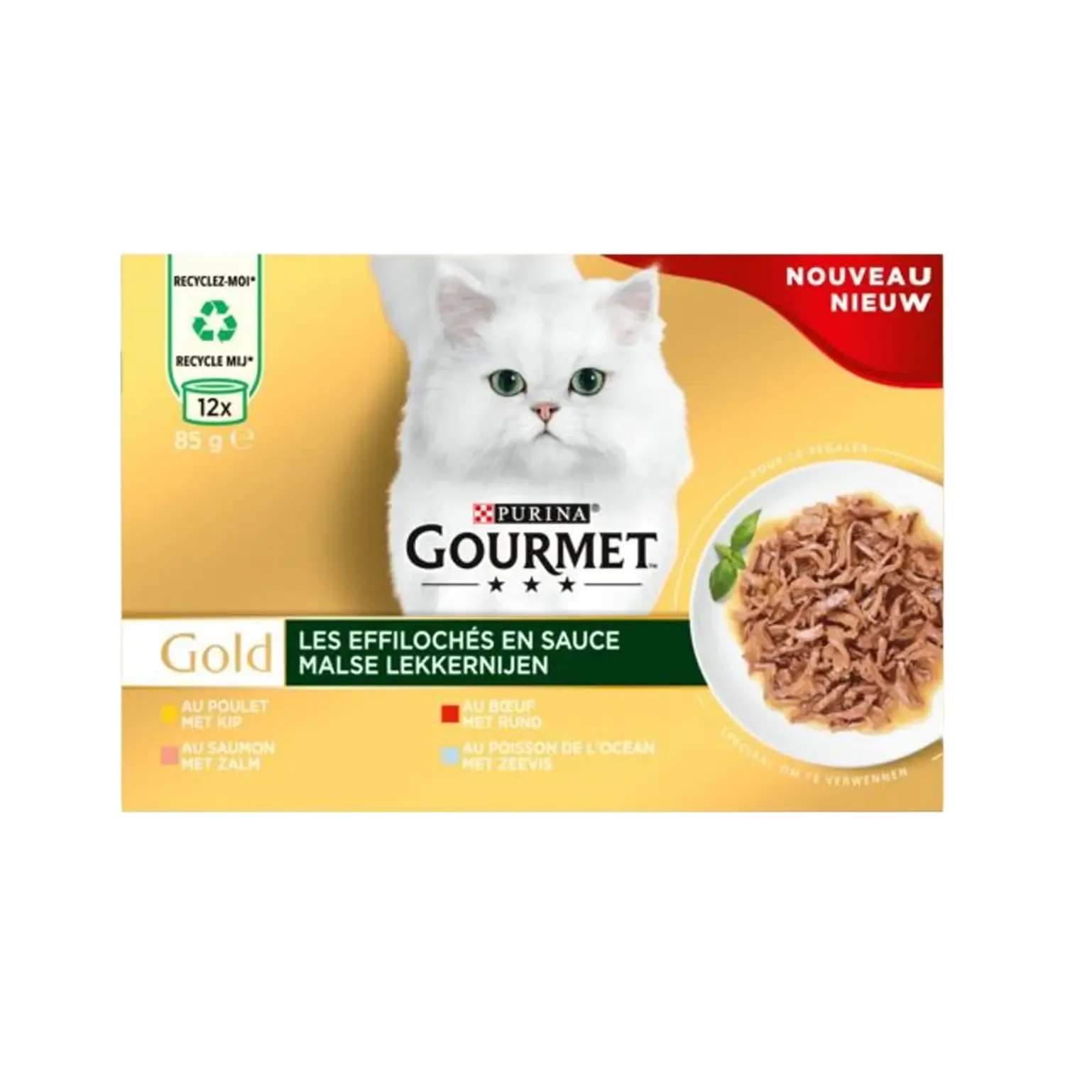 Gourmet Gold Malse Lekkernijen Multipack 12×85 g