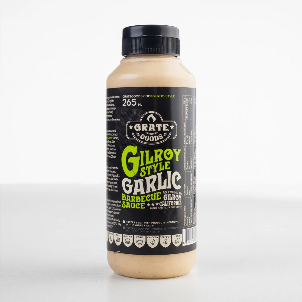 Grate goods Gilroy Garlic - BBQ saus - 265 Milliliter