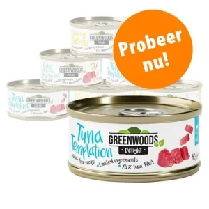 Greenwoods Delight gemengd proefpakket 6 x 70 g