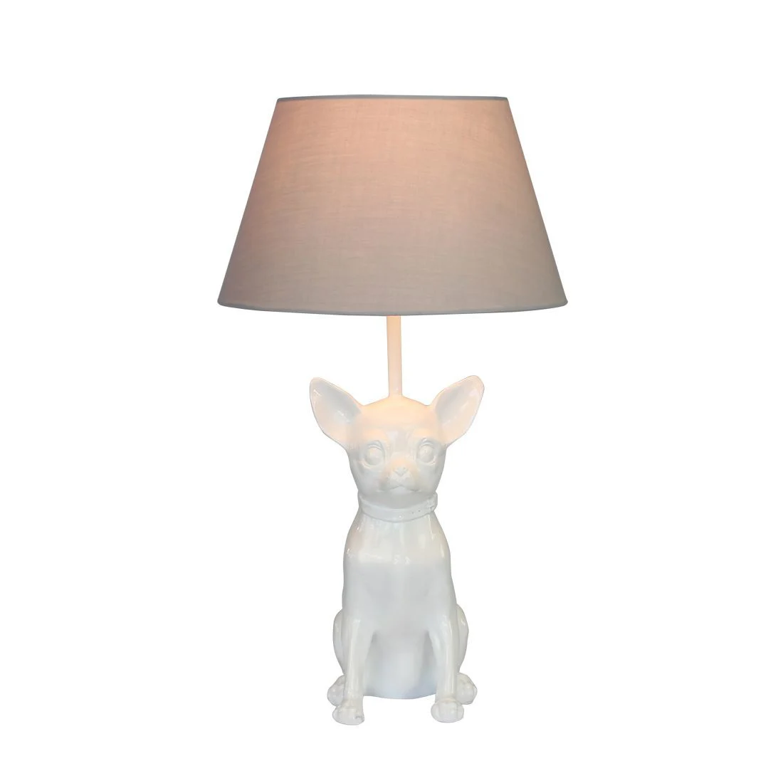 Happy House Lamp Chichuahua Glanzend Wit - Image 2