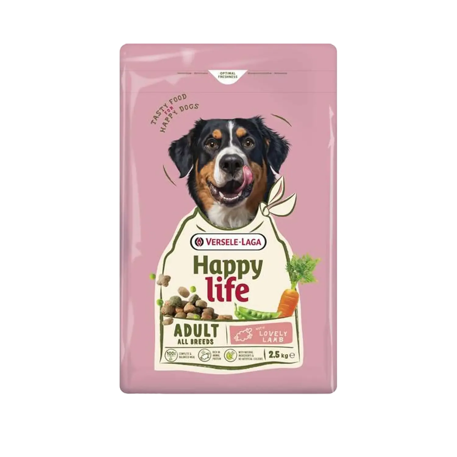 Happy Life Adult Hondenvoer Lam 2.5 kg