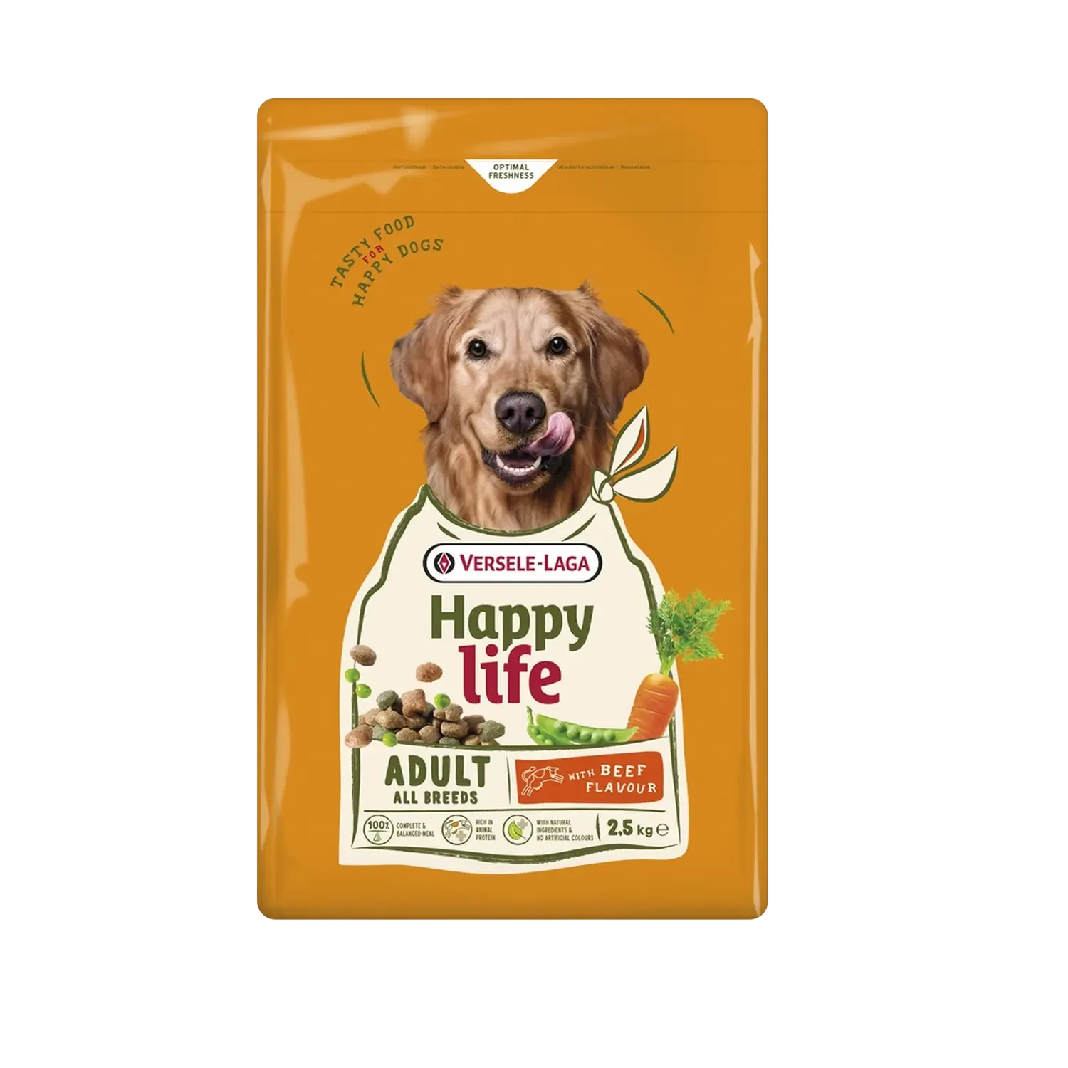 Happy Life Adult Hondenvoer Rund 2.5 kg