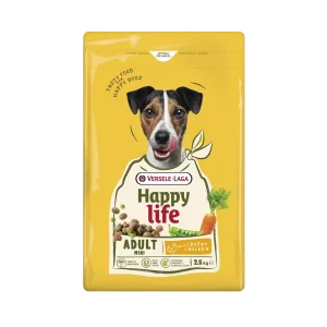 Happy Life Adult Mini Hondenvoer Kip 2.5 kg
